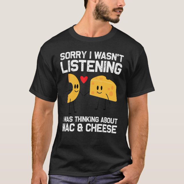 Mac und Käse für Männer Pasta für Frauen T-Shirt (Vorderseite)
