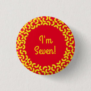 Mac und Käse Kind 1. Geburtstag Party Macaroni Button