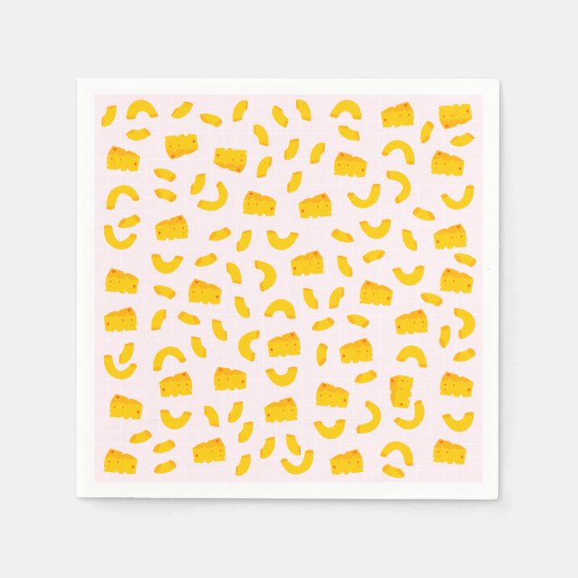 Mac und Käsepapier Napkins Serviette (Vorderseite)