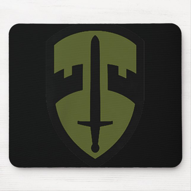 Mac-v Army Small Unit Patch VollfarbVietnam Vet Mousepad (Vorne)