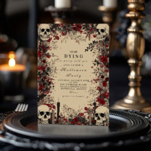 Macabre Candlelight Gothic Soirée Einladung