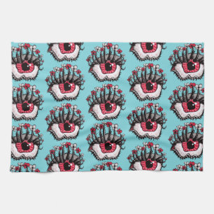Macabre Eye Creepy Witchy Goth Geschirrtuch