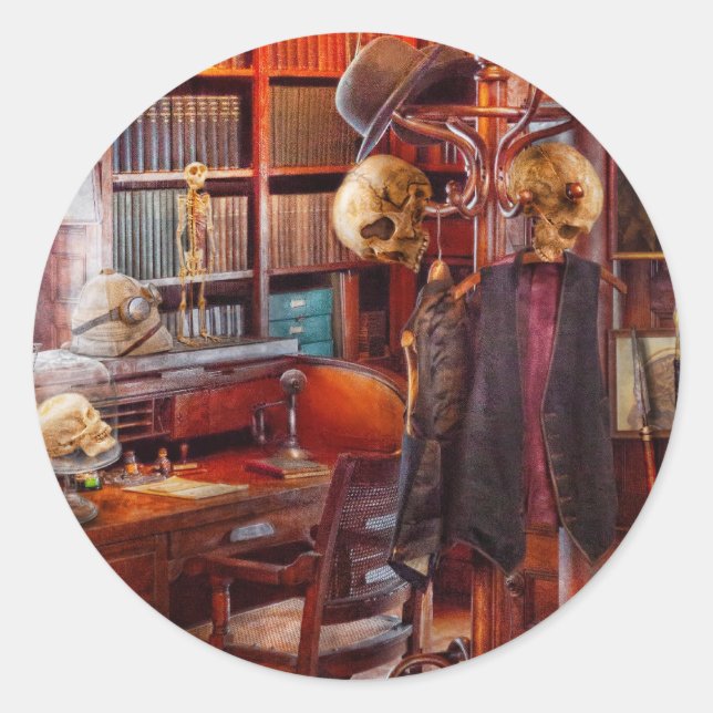 Macabre - In der Headhunter-Studie Runder Aufkleber (Vorderseite)