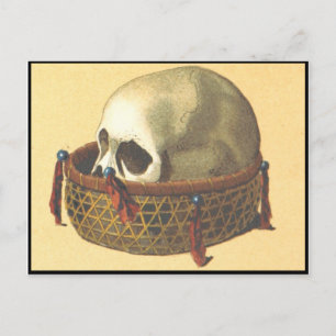 Macabre: Skull - Neue Guinea Postkarte