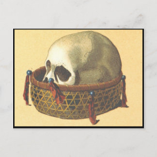 Macabre: Skull - Neue Guinea Postkarte