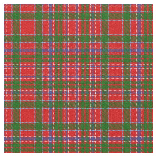MacAlister Tartan-Druck Stoff (Nahaufnahme)