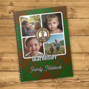 MacAlister von Glenbarr Familienfoto-Collage Notizblock