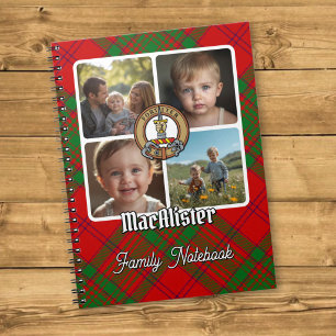 MacAlister von Glenbarr Familienfoto-Collage Notizblock