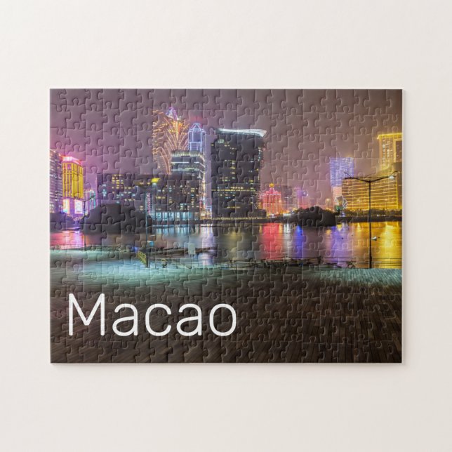 Macao Casino Skyline Panorama China (Horizontal)