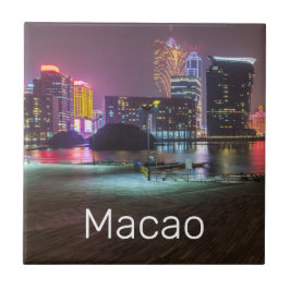 Macao Casino Skyline Panorama China Fliese