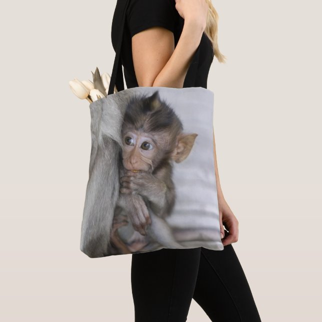 Macaque-Affe Tasche (Von Nahem)