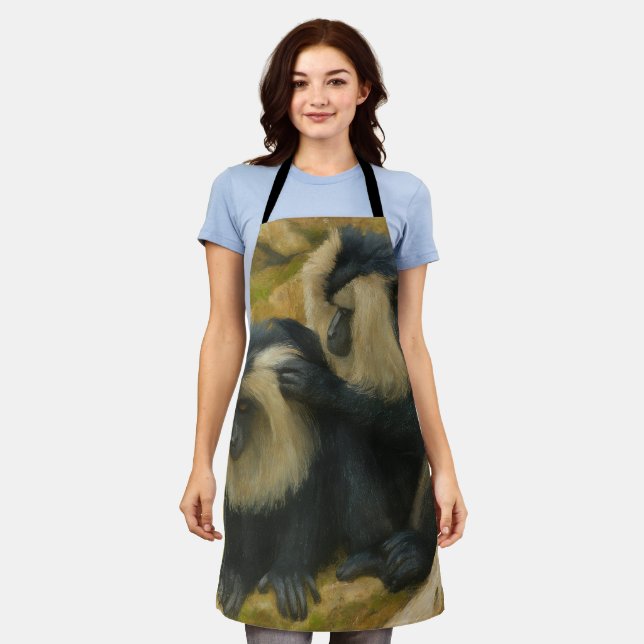 Macaque Bond - Grooming Ritual Schürze (Getragen)