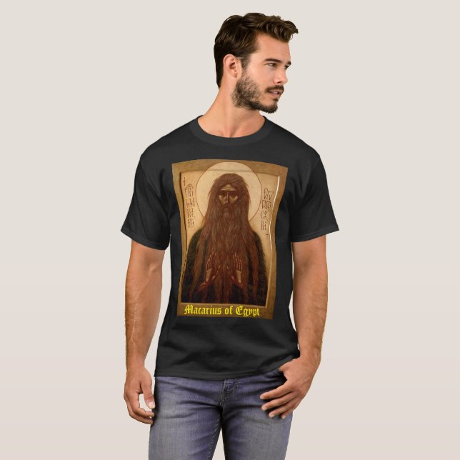 Macarius von Ägypten T-Shirt (Vorne ganz)