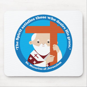 Macarius von Jerusalem Mousepad