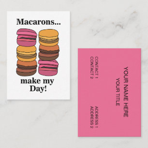 Macaron-Bäckerei-Restaurant-Konditor Visitenkarte