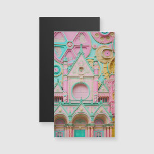 Macaron Castle Magnetkarte