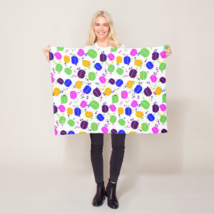 Macaron Confetti Blanket Fleecedecke