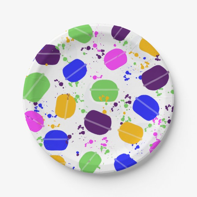 Macaron Confetti Paper Teller (Vorderseite)