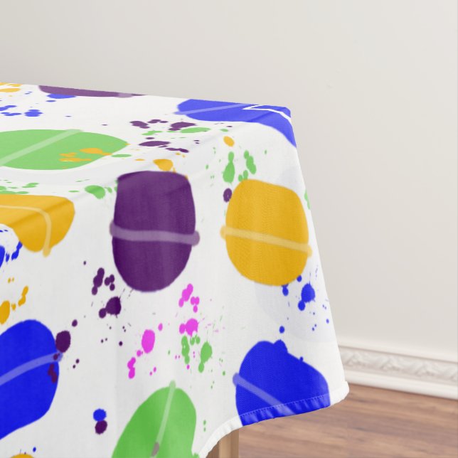Macaron Confetti Tablecloth Tischdecke (Beispiel)