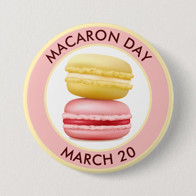 Macaron Day, Macaron Button (Vorderseite)