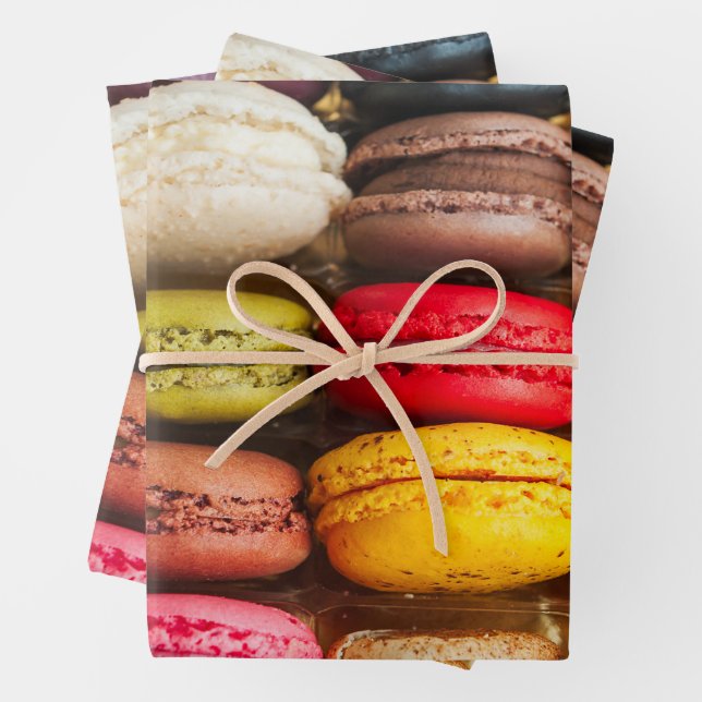 Macaron Delight Geschenkpapier Set (Beispiel)