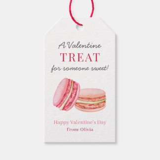 Macaron Happy Valentine's Day Sweet Treat Favors  Geschenkanhänger