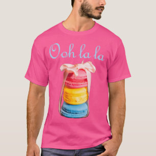 Macaron liebt französischen Cookie Macaroons Baker T-Shirt
