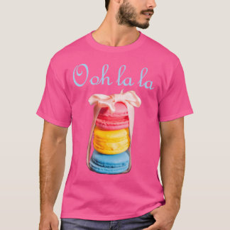 Macaron liebt französischen Cookie Macaroons Baker T-Shirt