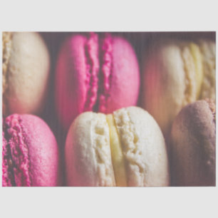 Macaron Macaroons fossiln, beige braun, süßer Geru Seidenpapier