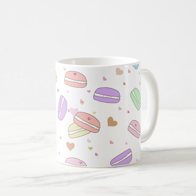 Macaron Mug personnalisé (Devant droit)