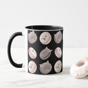 Macaron Muster Tasse
