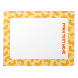 Macaroni and Cheese Pattern Notizblock