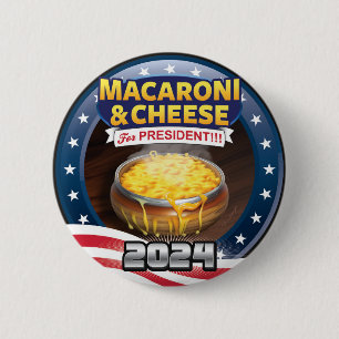 MACARONI & KÄSE für PRÄSIDENT! Kampagne 2024 Button