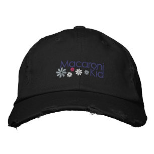 Macaroni Kid Not Cap Bestickte Baseballkappe