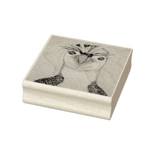 Macaroni Penguin Gummistempel