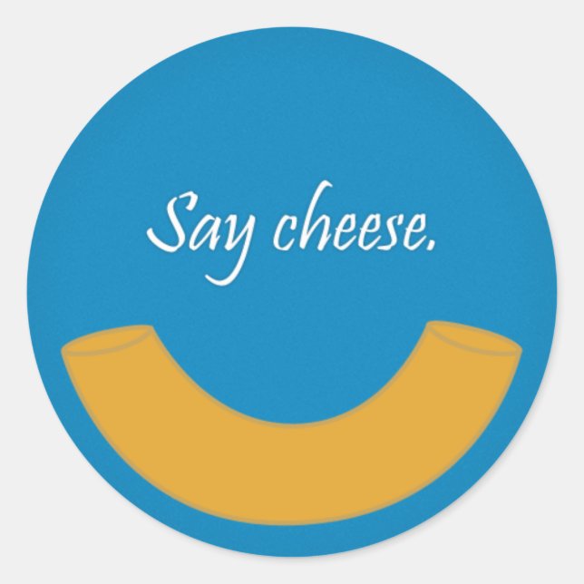 Macaroni Smile Stickers (Vorderseite)