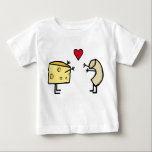 Macaroni und Käse Baby Baby T-shirt<br><div class="desc">Jeder weiß,  dass Makkaroni und Käse zusammen gehören! Ein tolles Geschenk für Käsespezialisten & Kinder! Originelles Design mit eingetragenem Copyright von Fun T - Shirt,  Inc.</div>
