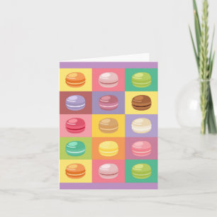 Macarons Arc-en-ciel couleur mignon Pop Art