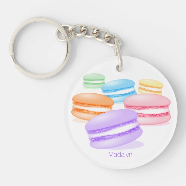 macarons arc-en-ciel pastel (Devant)