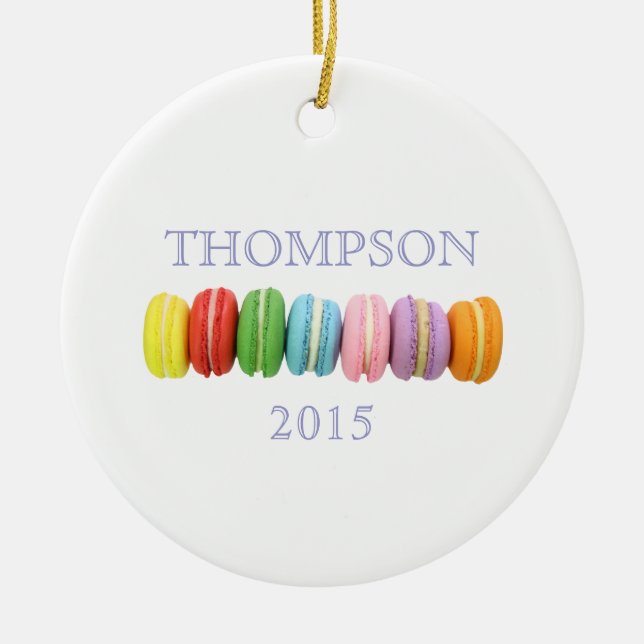 Macarons Custom Ornament (Vorne)