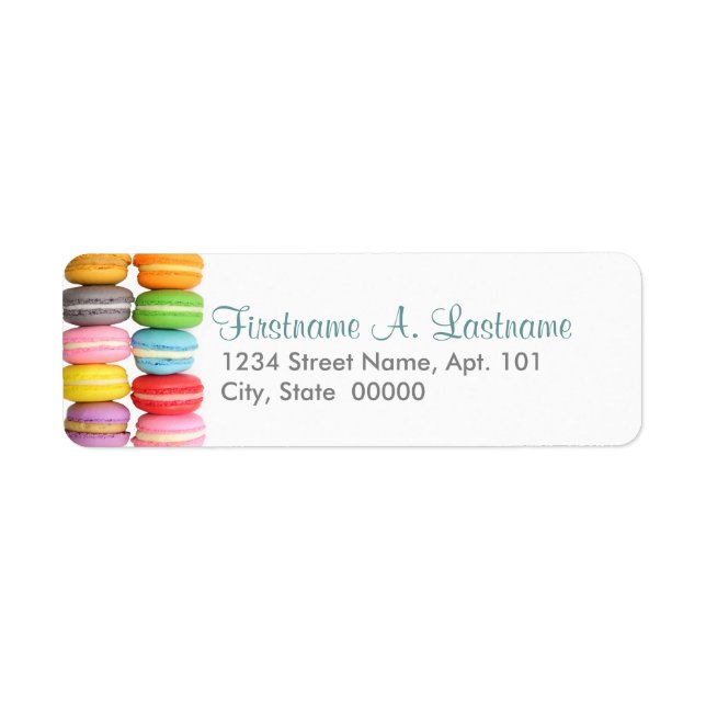 Macarons Étiquettes (Devant)