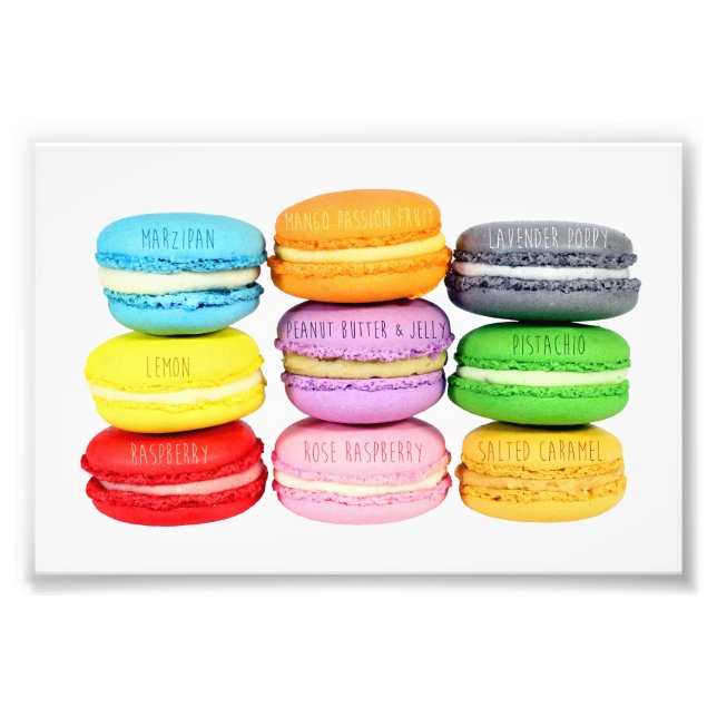 Macarons Foto Prints (Vorne)
