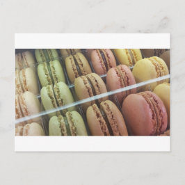 Macarons galore postkarte