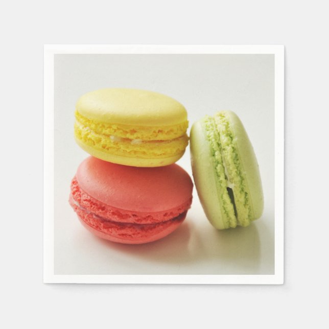 Macarons / Macarons serviettes en papier (Devant)