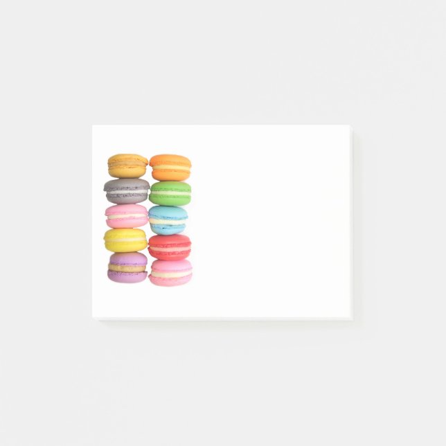 Macarons Post-it®-Hinweise Post-it Klebezettel (Vorderseite)