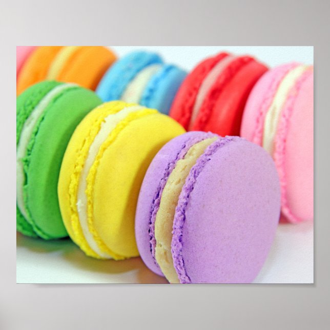 Macarons Poster (Vorne)