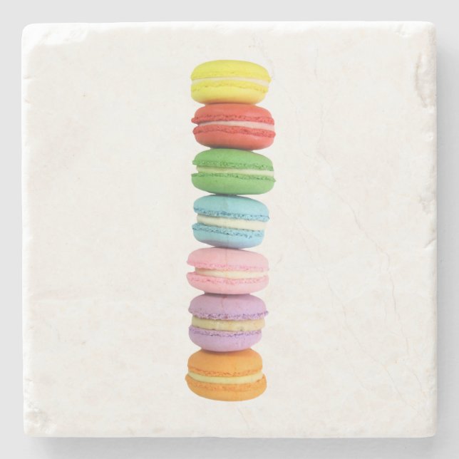Macarons Stone Untersetzer (Vorderseite)