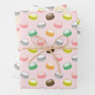 Macarons Sweet 16 Geburtstag Geschenkpapier Set