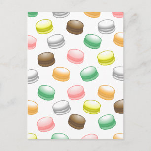 Macarons Sweet 16 Geburtstagspostkarte Postkarte