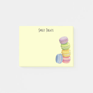 Macarons Sweet Leckereien Post-it Klebezettel